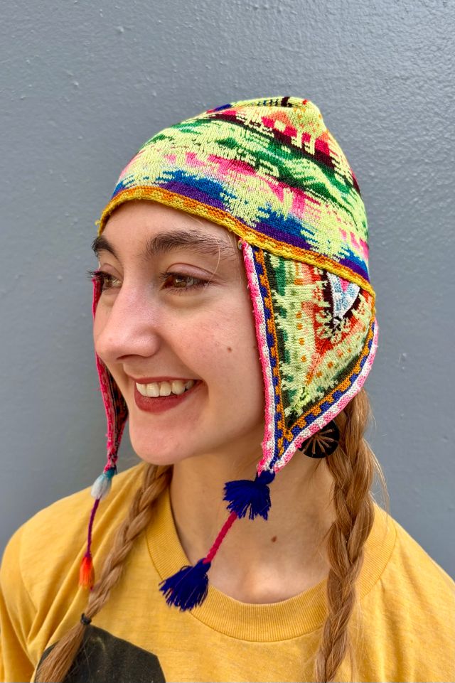 Vintage Handwoven Peruvian Hat Selected by Nomad Vintage #2