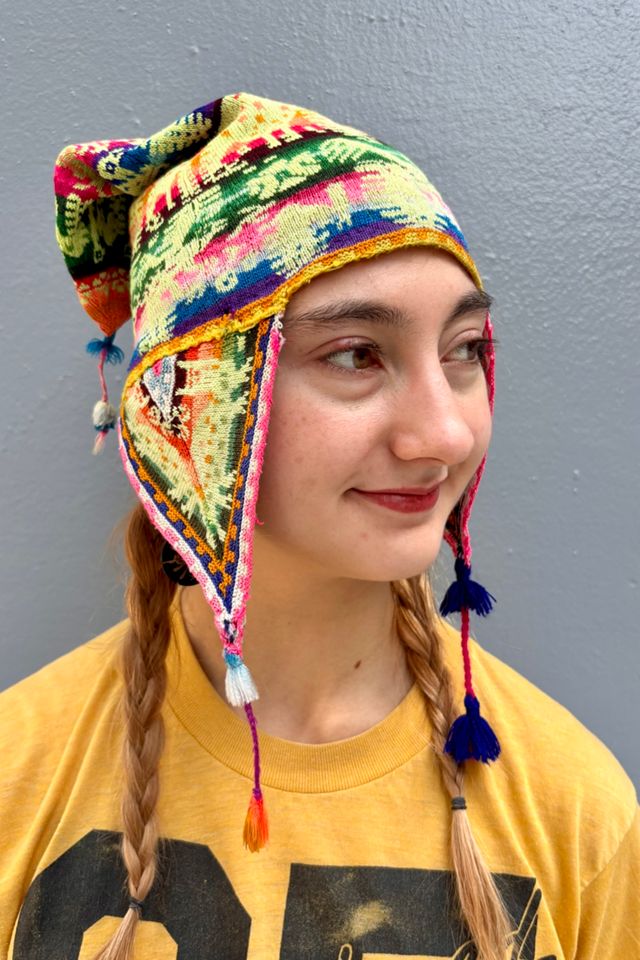 Vintage Handwoven Peruvian Hat Selected by Nomad Vintage #3