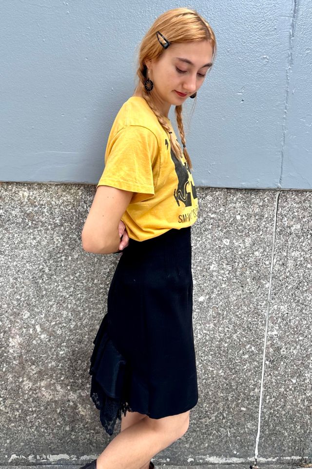 1980’s Sergio Girombelli Ruffle Skirt Selected by Nomad Vintage #3