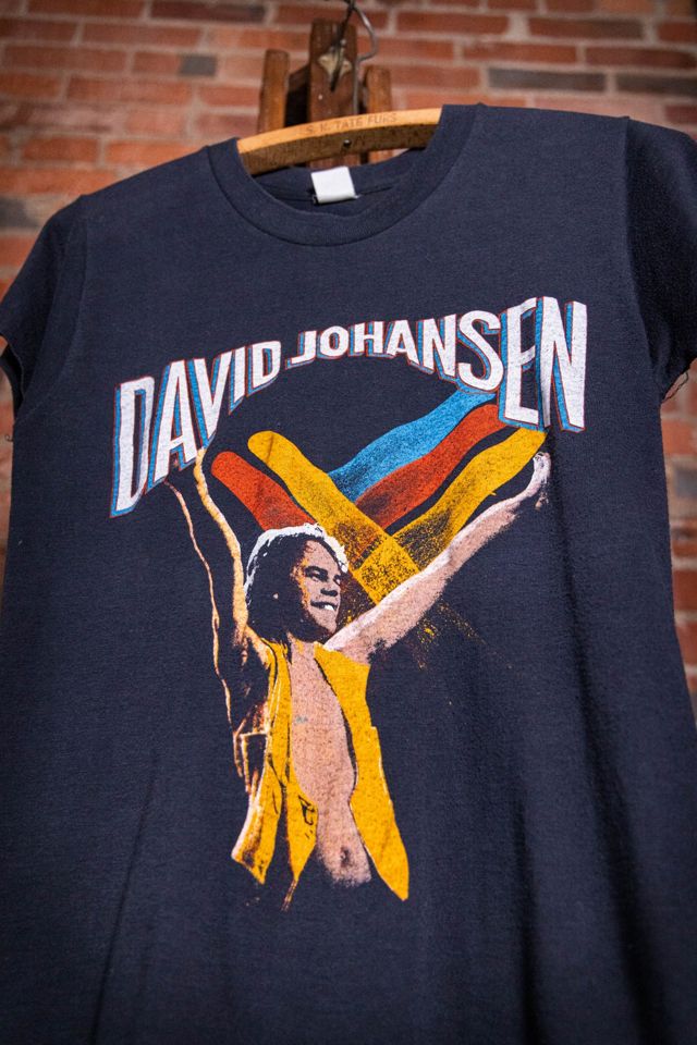 Vintage 1982 David Johansen Live it Up Concert T Shirt Selected by Black Shag Vintage #2