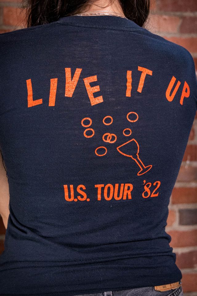 Vintage 1982 David Johansen Live it Up Concert T Shirt Selected by Black Shag Vintage #3