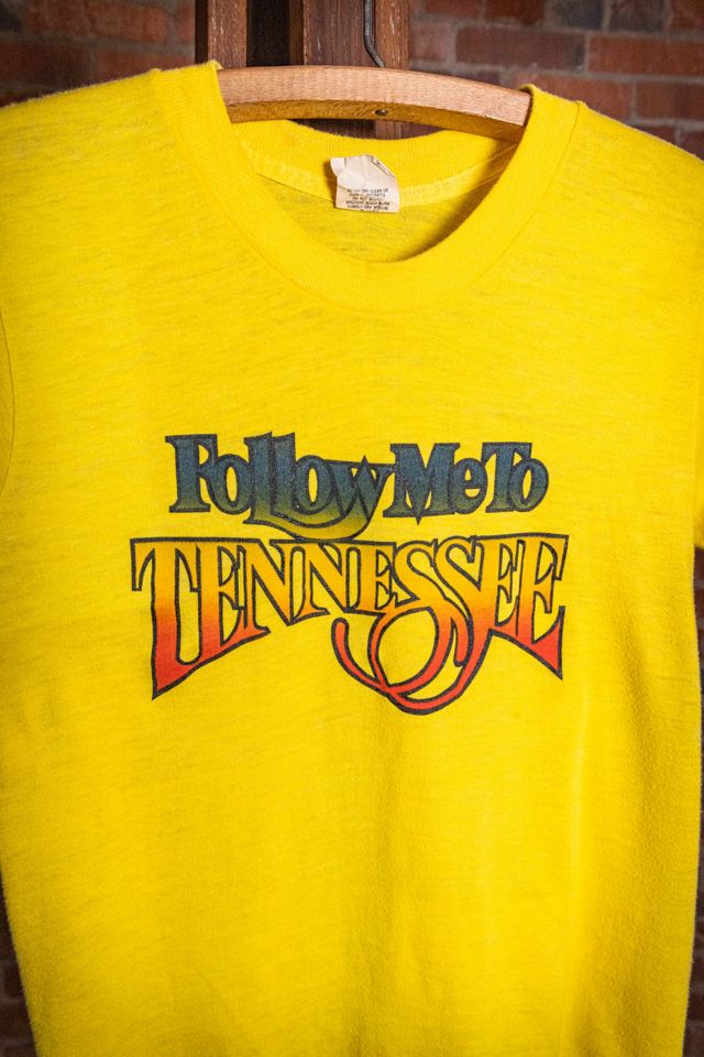 Vintage 80s Follow Me to Nashville T Shirt Selected by Black Shag Vintage #1
