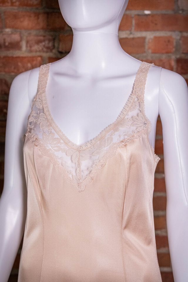 Vintage 70s Pink Slip Dress Selected By Black Shag Vintage #3