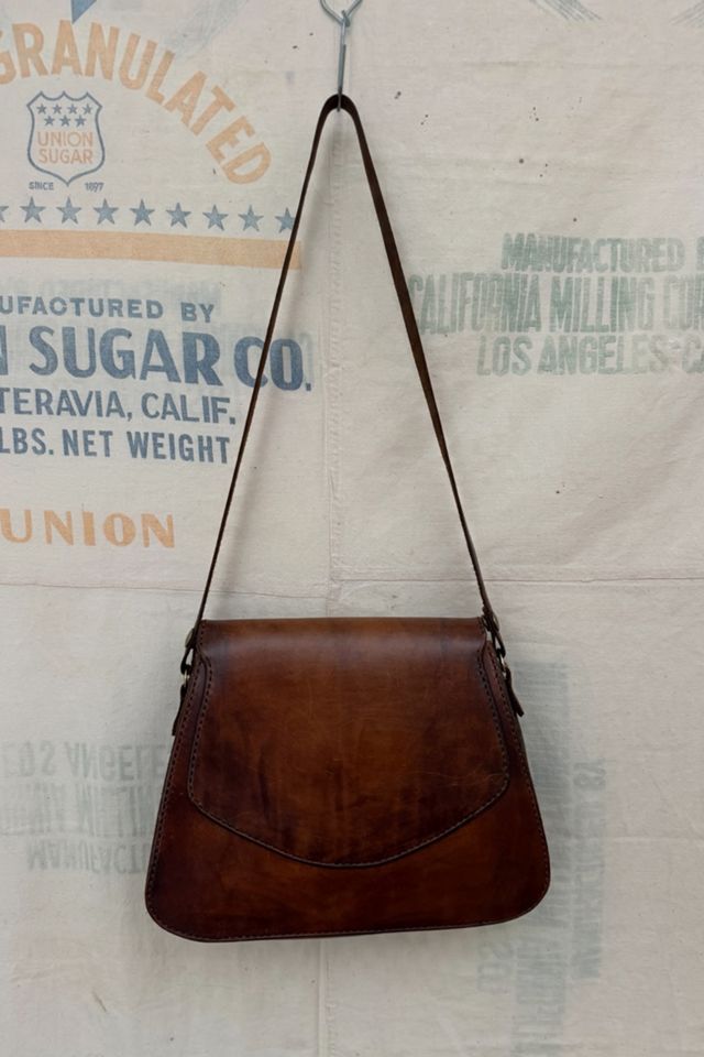 GOOD DAYS 1960s Tooled Leather Bag #1
