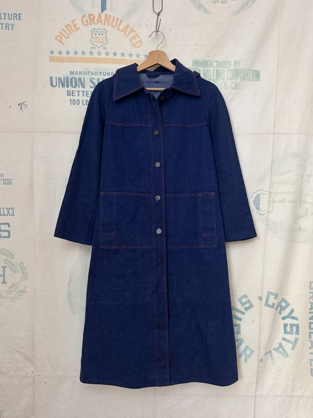 GOOD DAYS 1970S Denim Duster Jacket #1