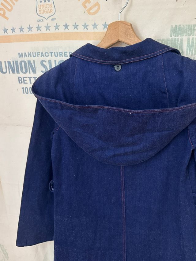 GOOD DAYS 1970S Denim Duster Jacket #3