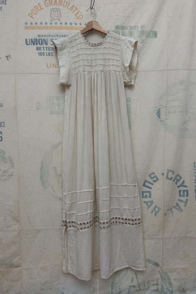 GOOD DAYS 1970s Crochet Gauze Dress #2