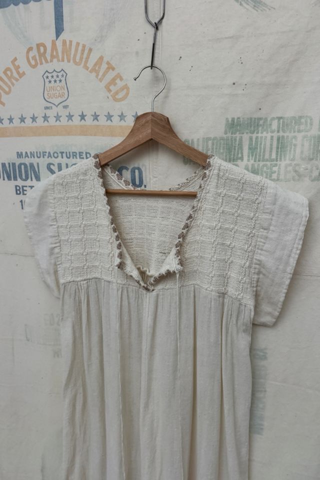 GOOD DAYS 1970s Crochet Gauze Dress #3