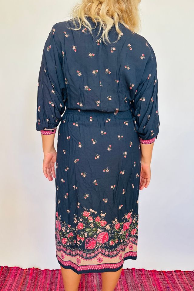Vintage Boho Floral Dress Selected by Atlantic Vintage #3