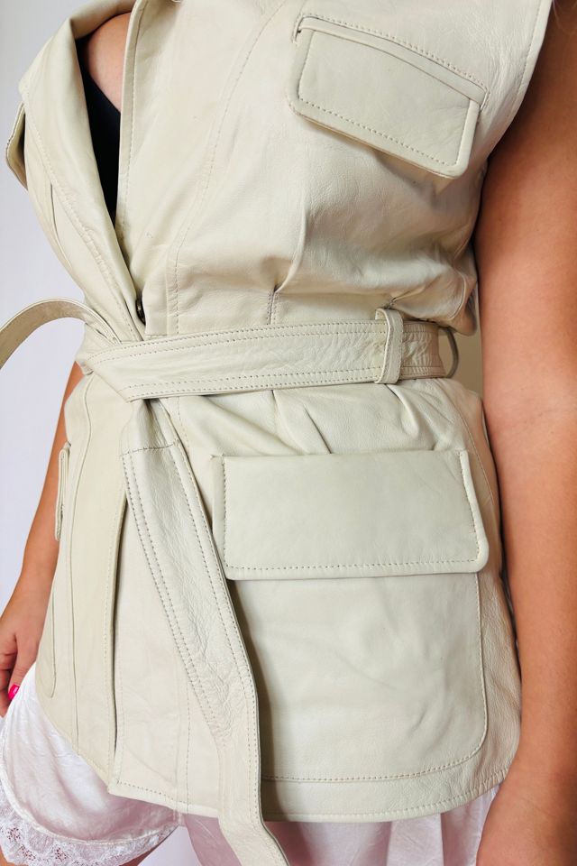 Vintage Leather Vest Selected by Atlantic Vintage #2
