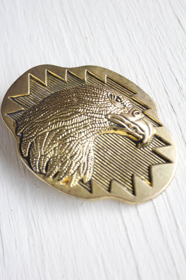 Vintage Gold Eagle Western Belt Buckle Selected By Moons + Junes Vintage #2