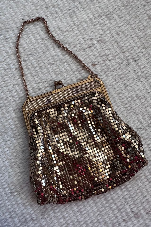 Vintage 1930’s Gold Mesh Whiting and Davis Kiss Lock Frame Purse Selected by KA.TL.AK #2