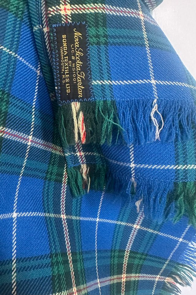 Vintage Macdonald Scottish Tartan Wool Scarf Selected by KA.TL.AK #1