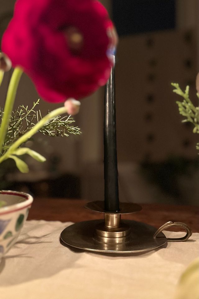 Vintage Royal Holland Pewter Chamberstick Candle Holder Selected by KA.TL.AK #1