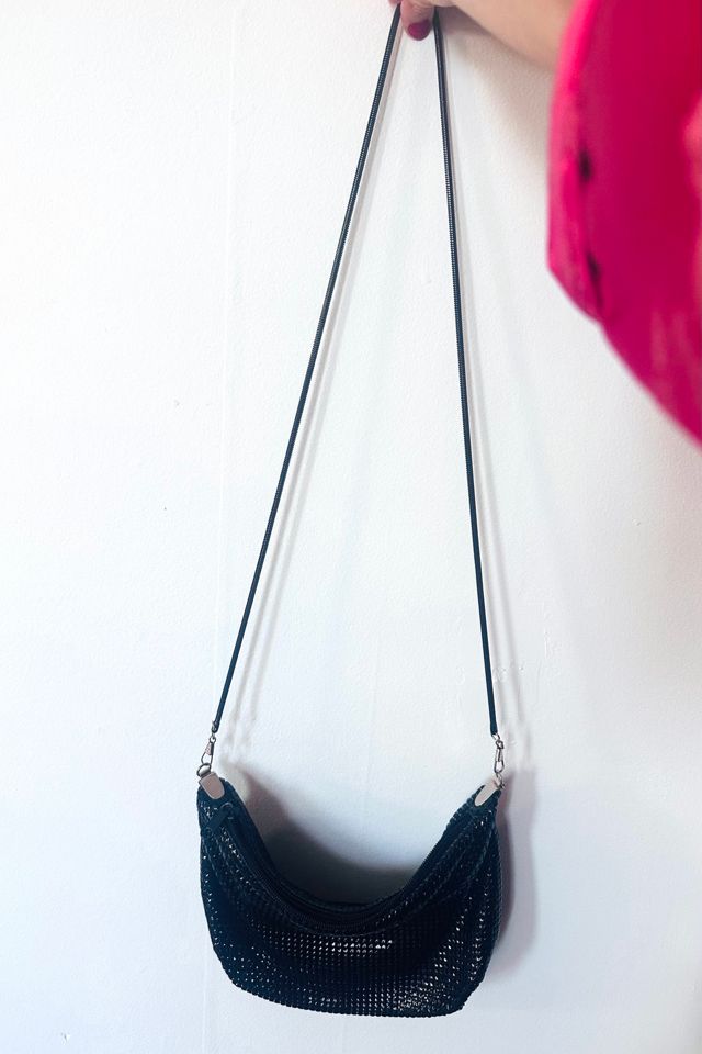 Vintage Black Slouchy Metal Mesh Going Out Bag Selected by KA.TL.AK #1