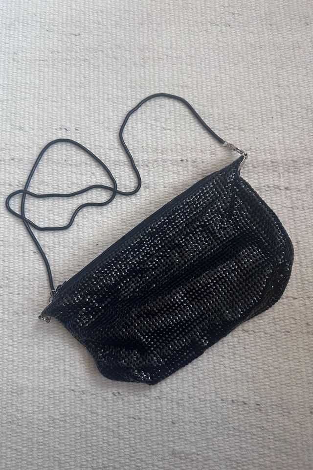 Vintage Black Slouchy Metal Mesh Going Out Bag Selected by KA.TL.AK #2