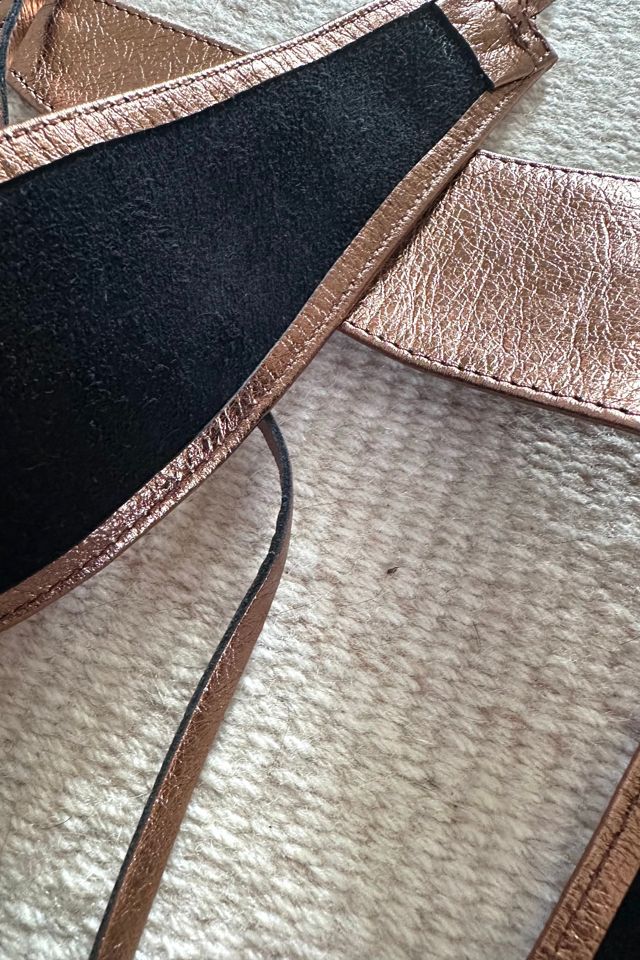 Copper Toned Leather Wrap Belt Selected by KA.TL.AK #2