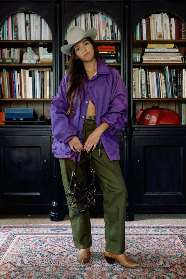 1980s Royal Violet Western Snap Coach Jacket by Lauren Owen of Texas #2