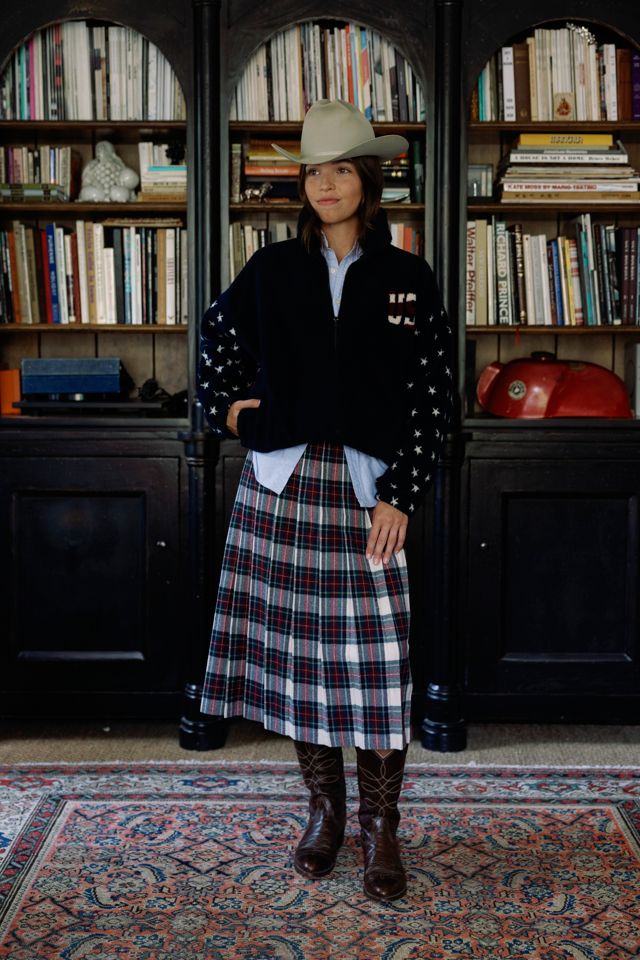 1990s American Flag Fleece Zip Jacket by Lauren Owen of Texas #1