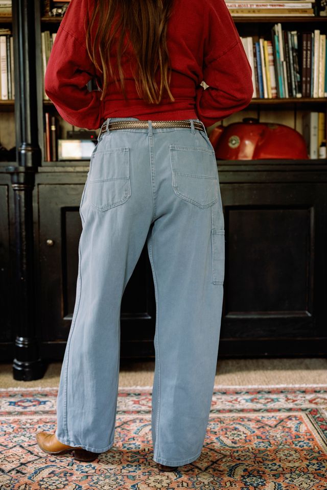 1980s Slate Blue French Workwear Utility Pants by Lauren Owen of Texas #2