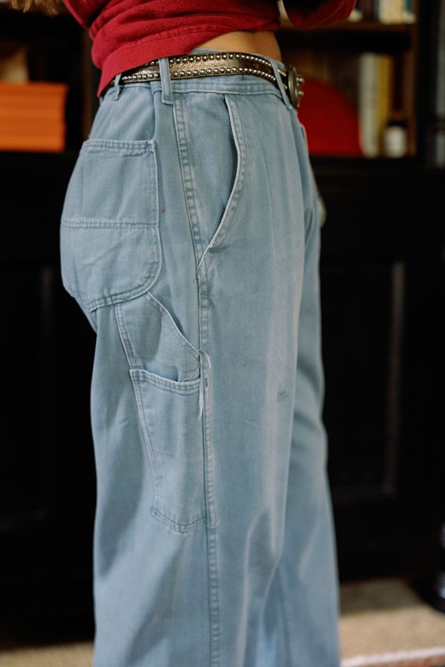 1980s Slate Blue French Workwear Utility Pants by Lauren Owen of Texas #3