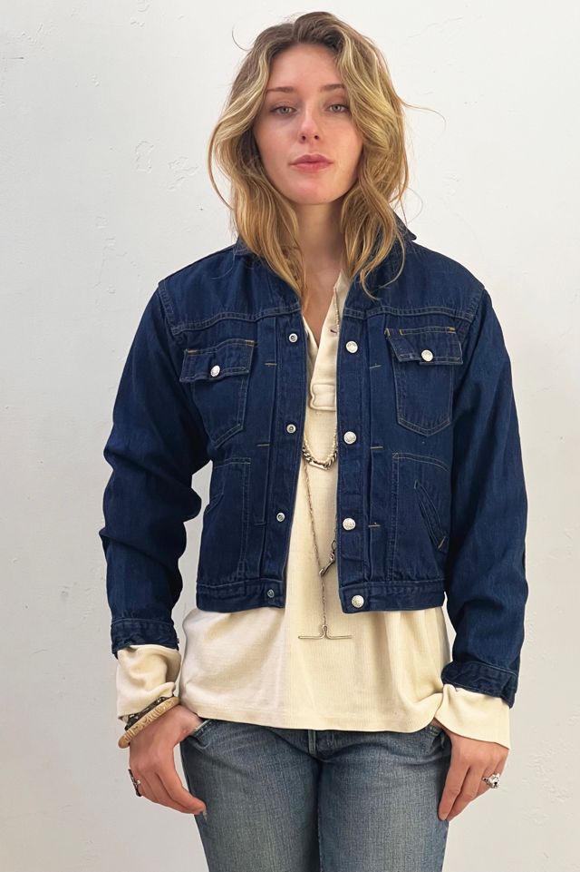 Vintage Ranchcraft Denim Hand Embroidered Butterfly JC Penney Jean Jacket Selected by Anna Corinna #1