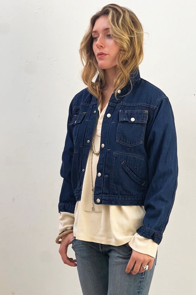 Vintage Ranchcraft Denim Hand Embroidered Butterfly JC Penney Jean Jacket Selected by Anna Corinna #2