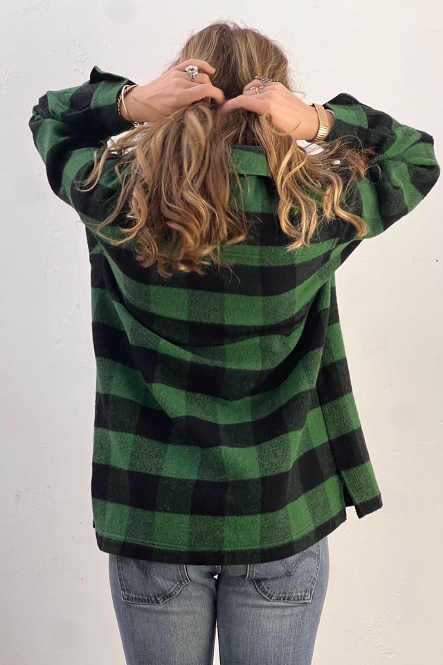 Vintage Buffalo Plaid Wool Zip Up Jacket Selected by Anna Corinna #2