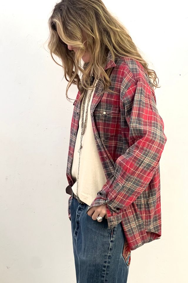 Vintage Ralph Lauren Flannel Snap Up Western Selected by Anna Corinna #1
