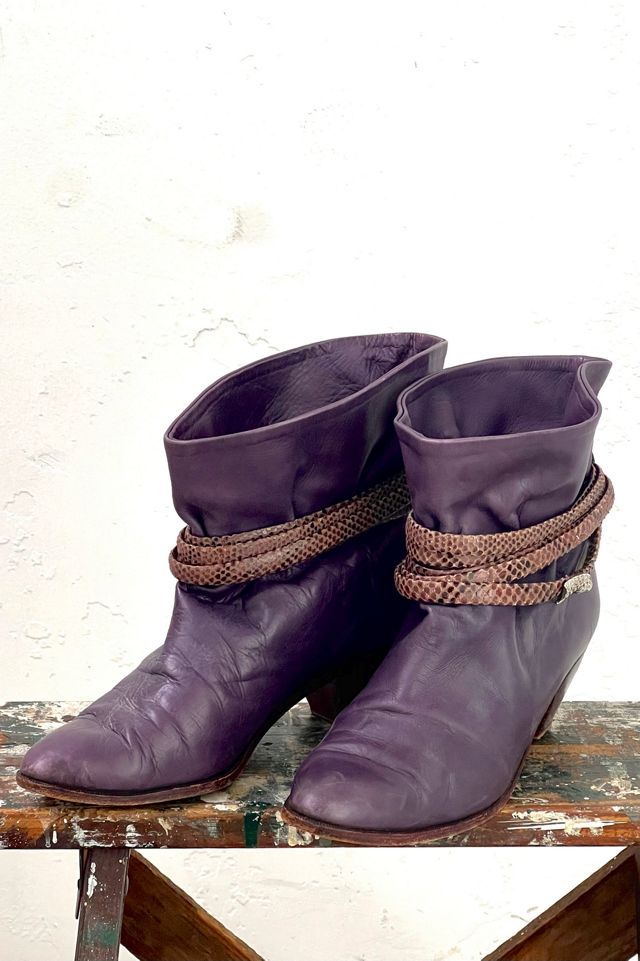 Vintage Andrew Geller Leather Booties Selected by Anna Corinna #1