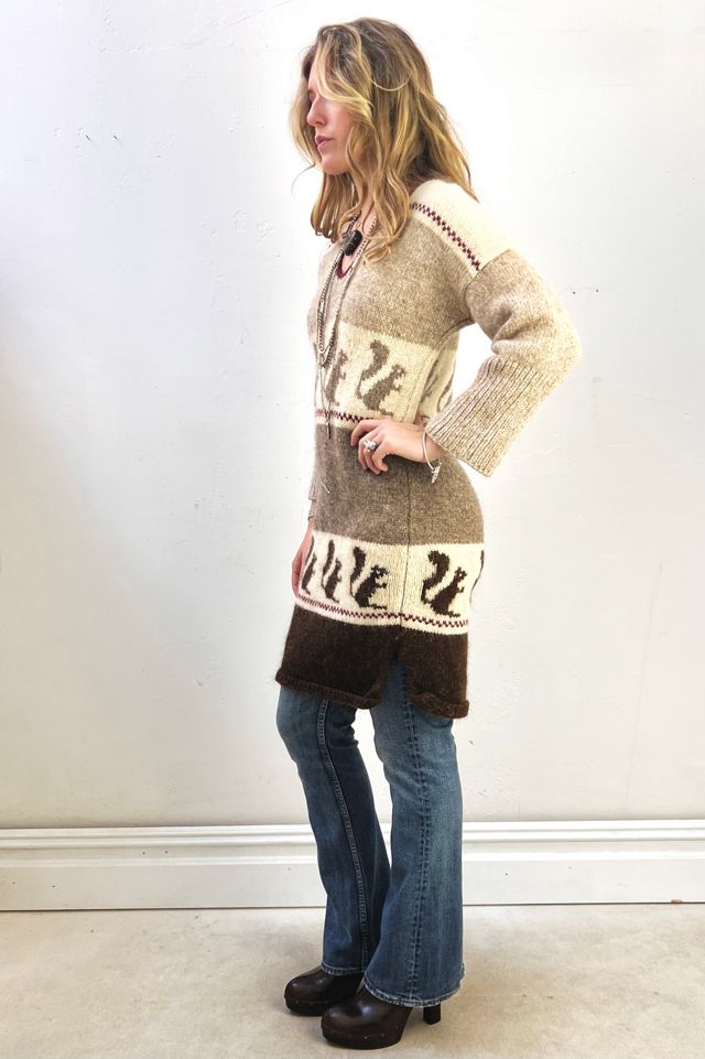 vintage Sweater Dress Wool Selected by Anna Corinna #1