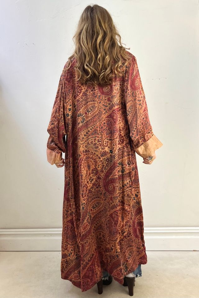 Vintage Victoria's Secret  Silk Maxi Robe Selected by Anna Corinna #1