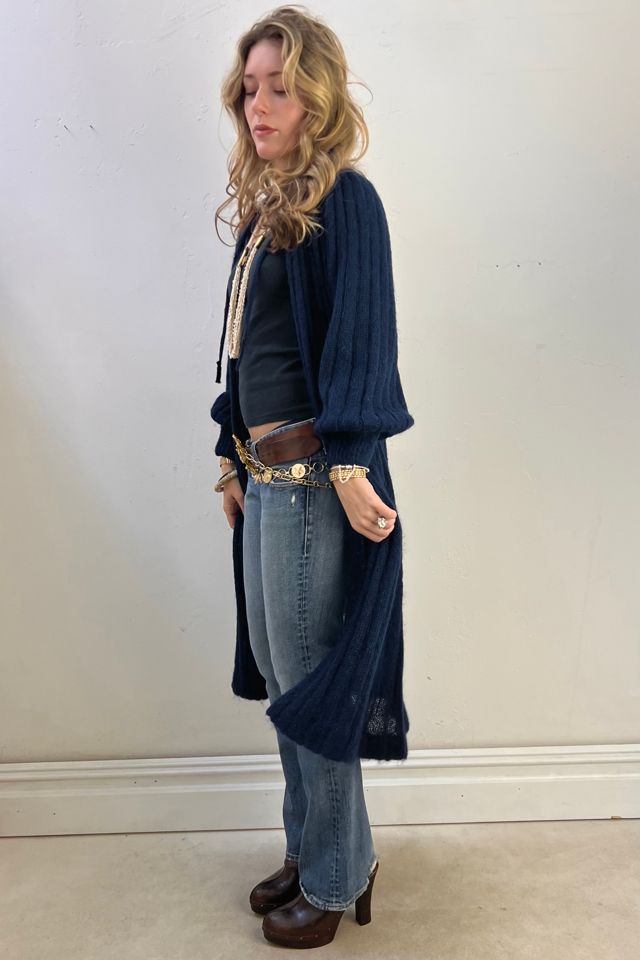 Vintage I. Magnin Wool Sweater Coat Selected by Anna Corinna #1