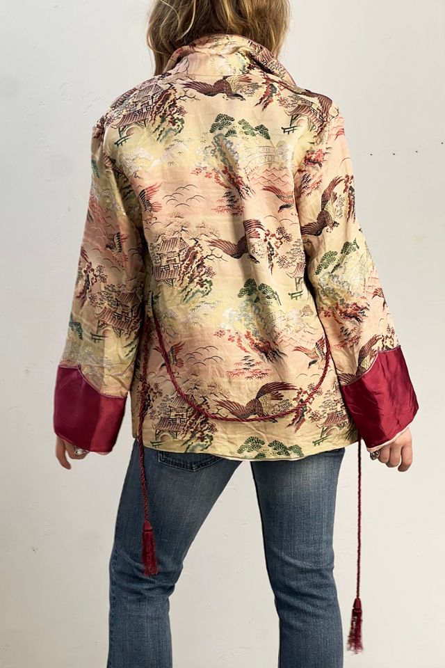 Vintage Souvenir Hawks Smoking Jacket Selected by Anna Corinna #1
