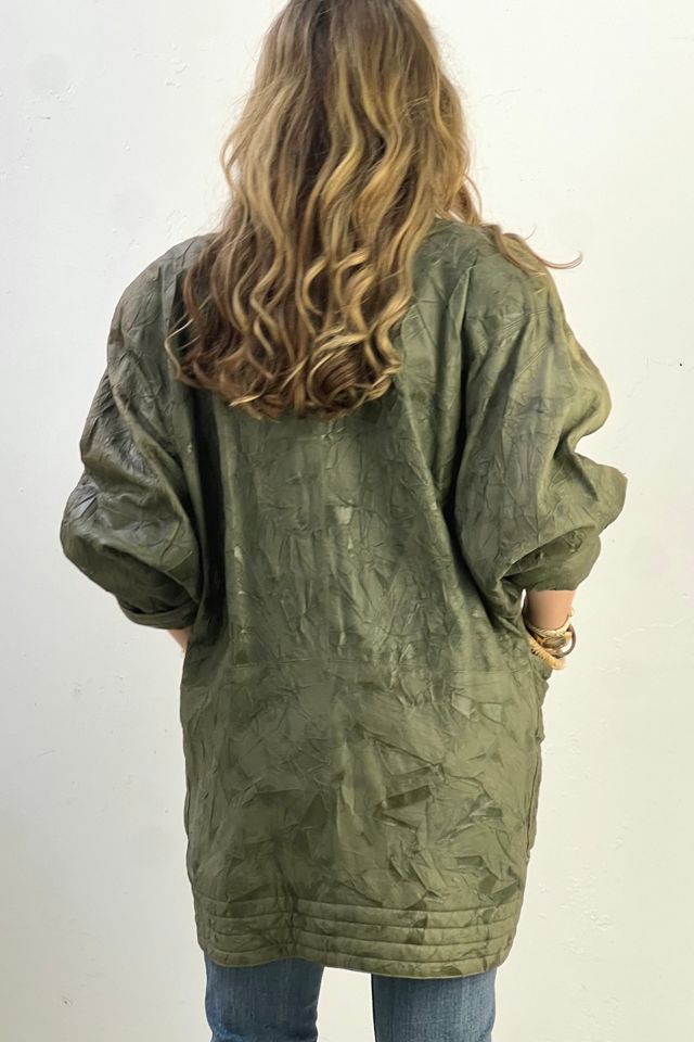Vintage Structured Leather Jacket Selected by Anna Corinna #2