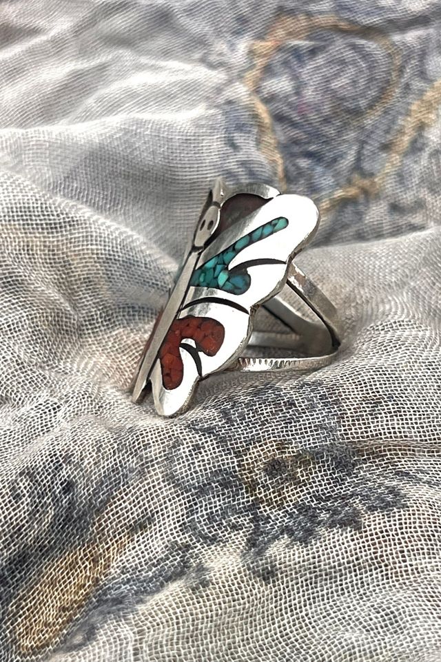 Vintage Sterling Silver Butterfly Statement Ring  Selected by Anna Corinna #1