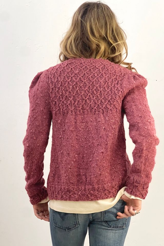 Vintage Wool Hand Knit Cardigan Selected by Anna Corinna #1