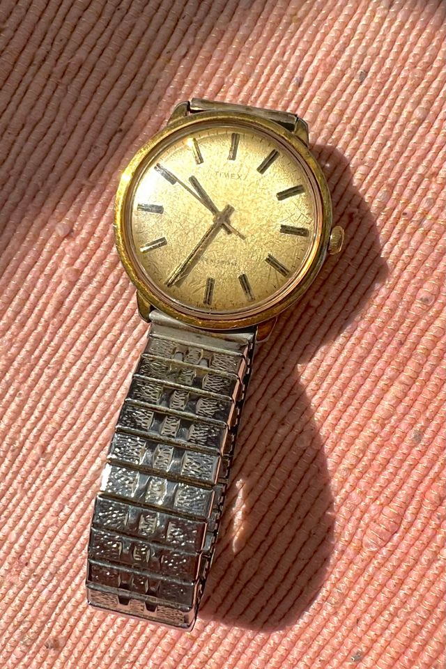 Vintage Timex Marlin Gold Watch Selected by Anna Corinna #1