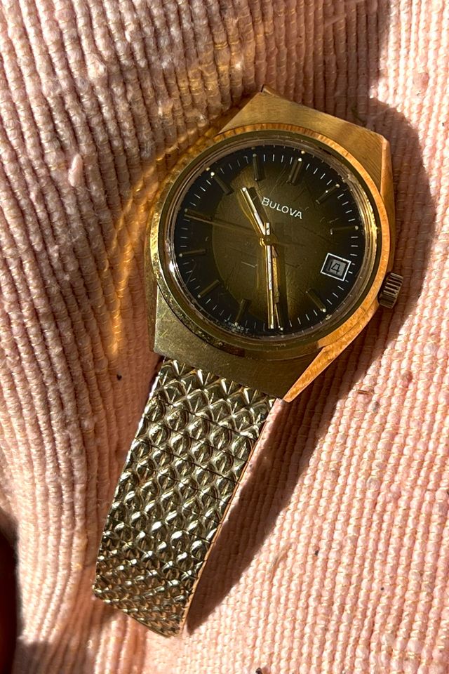 Vintage Bulova Swiss Sunburst Watch Selected by Anna Corinna #1