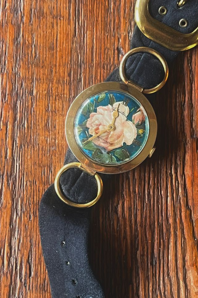 Vintage Pretty Flower Watch Selected by Anna Corinna #1