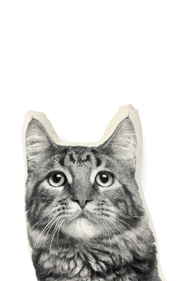 Broderpress Longhair Cat Pillow #3