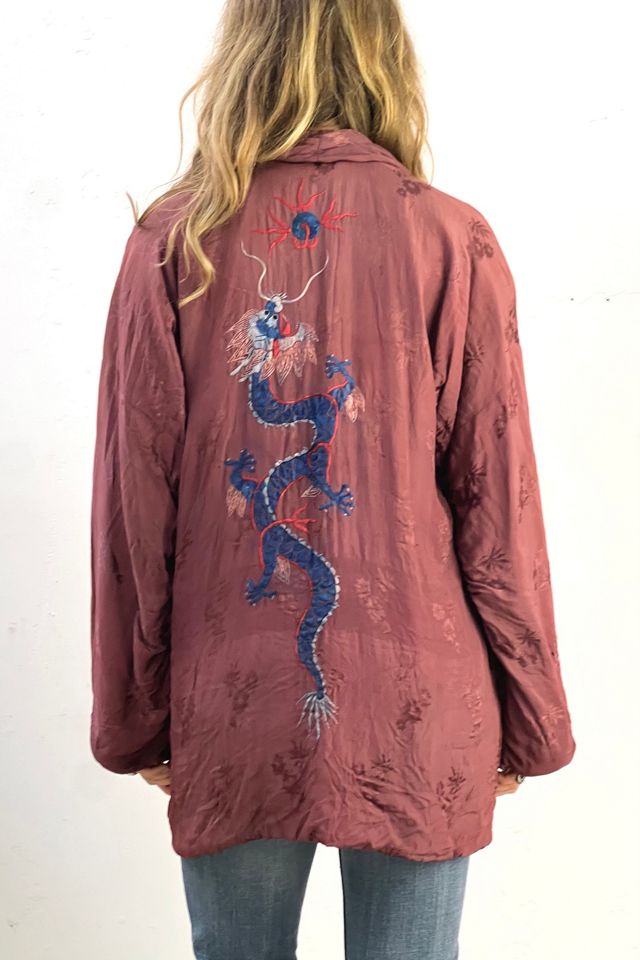 Vintage Souvenir Dragon Smoking Jacket Selected by Anna Corinna #1