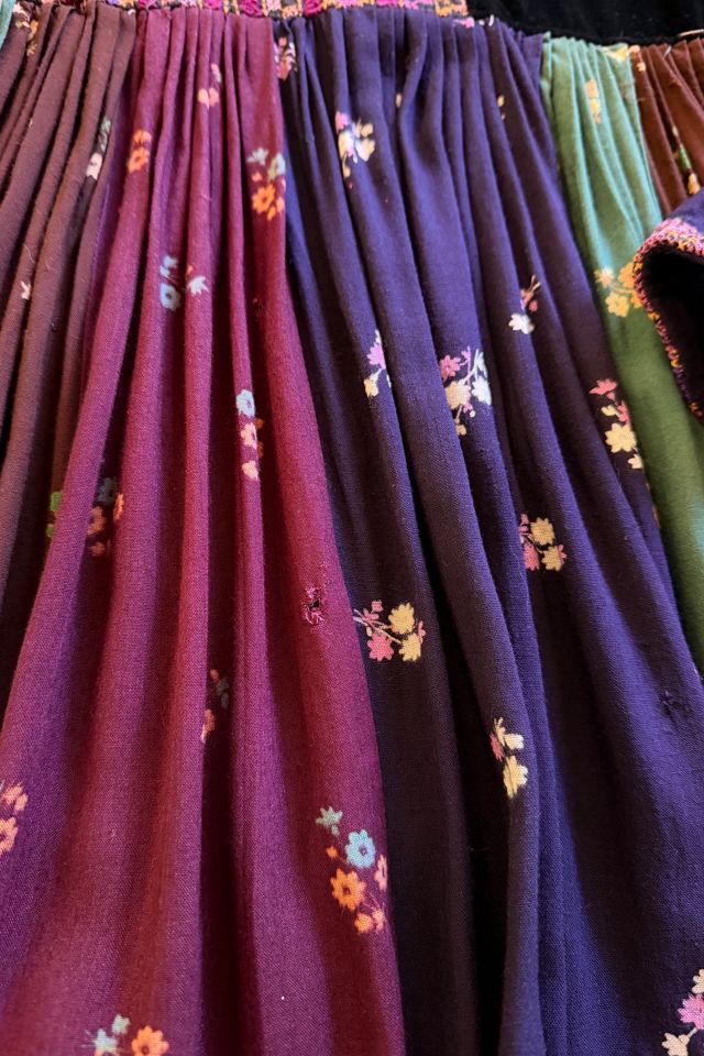 Vintage 1970s Boho Embroidered Afghan Dress Selected by Two Vintage Twins #3