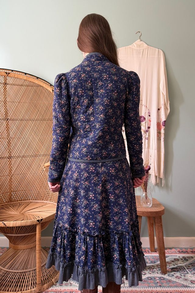 Vintage 1970s Gunne Sax Floral Prairie Jacket & Skirt Set Selected by Two Vintage Twins #2
