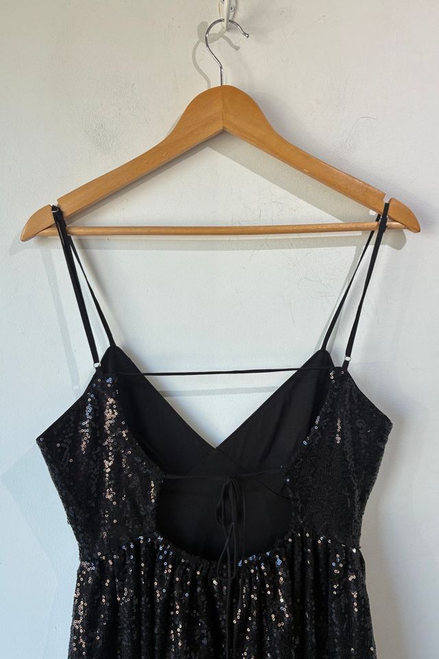 Ali Golden Sequin Maxi Dress Selected by The Curatorial Dept. #1