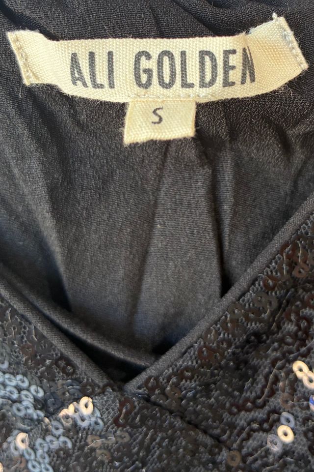 Ali Golden Sequin Maxi Dress Selected by The Curatorial Dept. #3