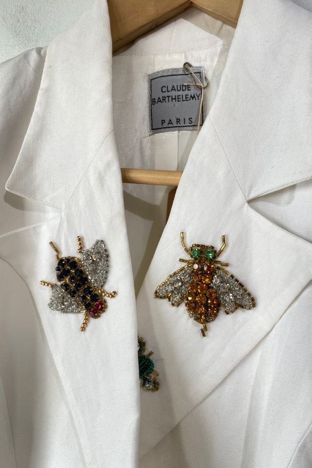 Vintage Claude Barthélemy Paris Beetle-Embellished Jacket Selected by The Curatorial Dept. #1