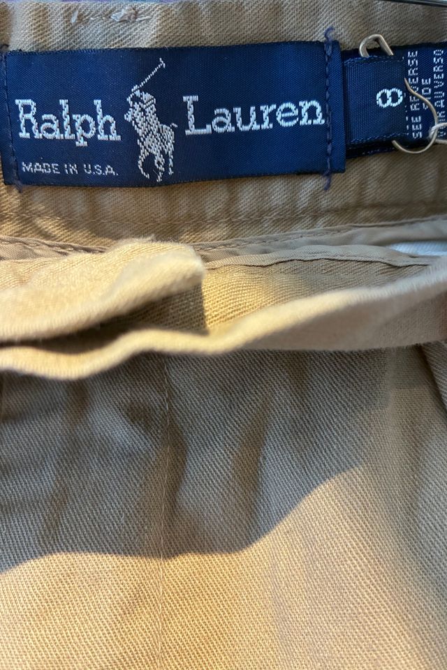 Vintage Ralph Lauren Khaki Column Skirt Selected by The Curatorial Dept. #3