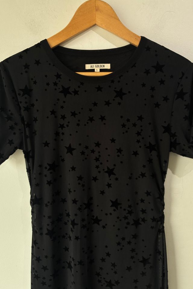 Ali Golden Velvet Stars Dress Selected by The Curatorial Dept. #1