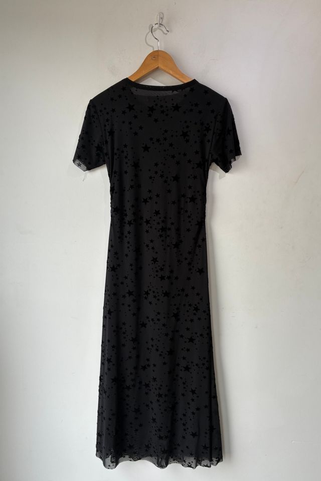 Ali Golden Velvet Stars Dress Selected by The Curatorial Dept. #2